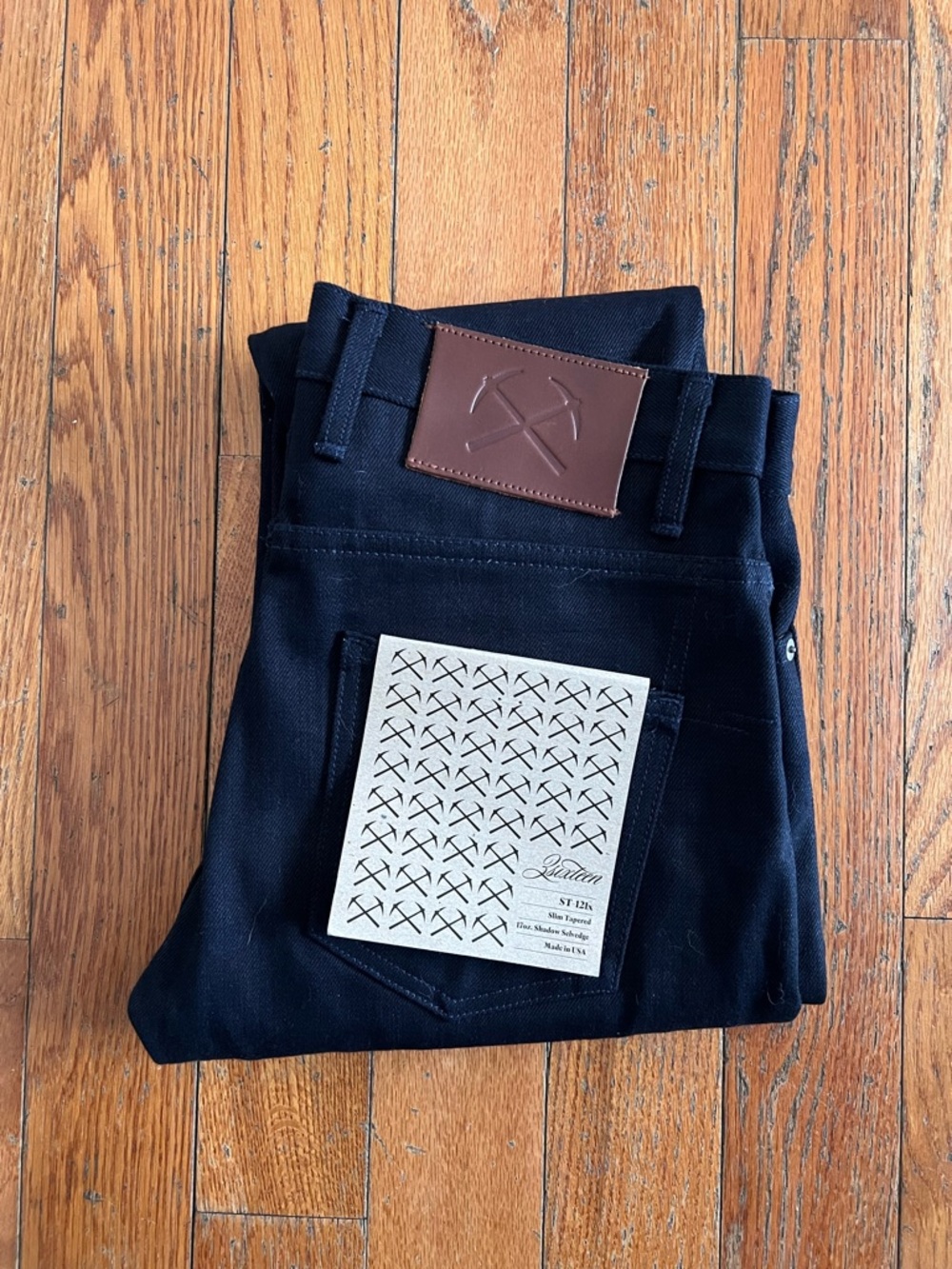 NWT 3Sixteen Mens ST121x Raw Shadow Selvedge Denim Jeans 17oz Heavyweight 32x36